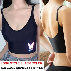 Women’s Seamless Bralette with Removable Pads - Black / for 