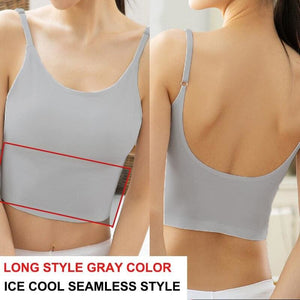 Women’s Seamless Bralette with Removable Pads - Gray / for 