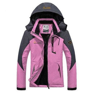 Women’s Windbreaker Trekking Ski Jackets - fruit green / 