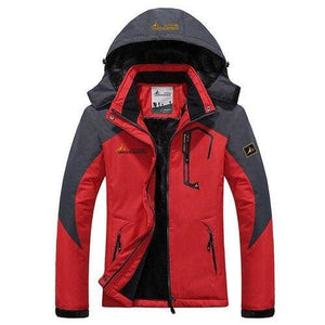 Women’s Windbreaker Trekking Ski Jackets - red / Asian Size 