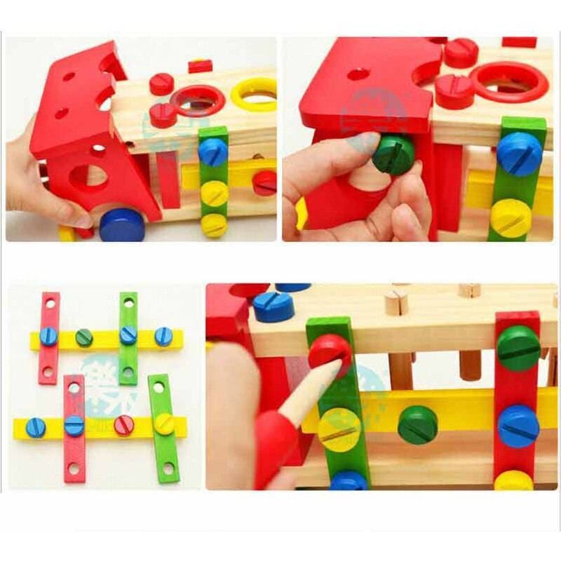 Wooden Truck Building Toy