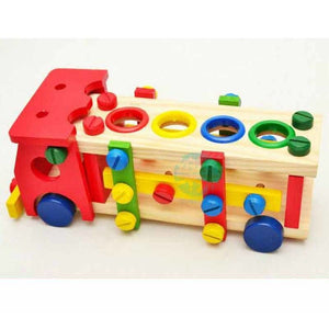 Wooden Truck Building Toy