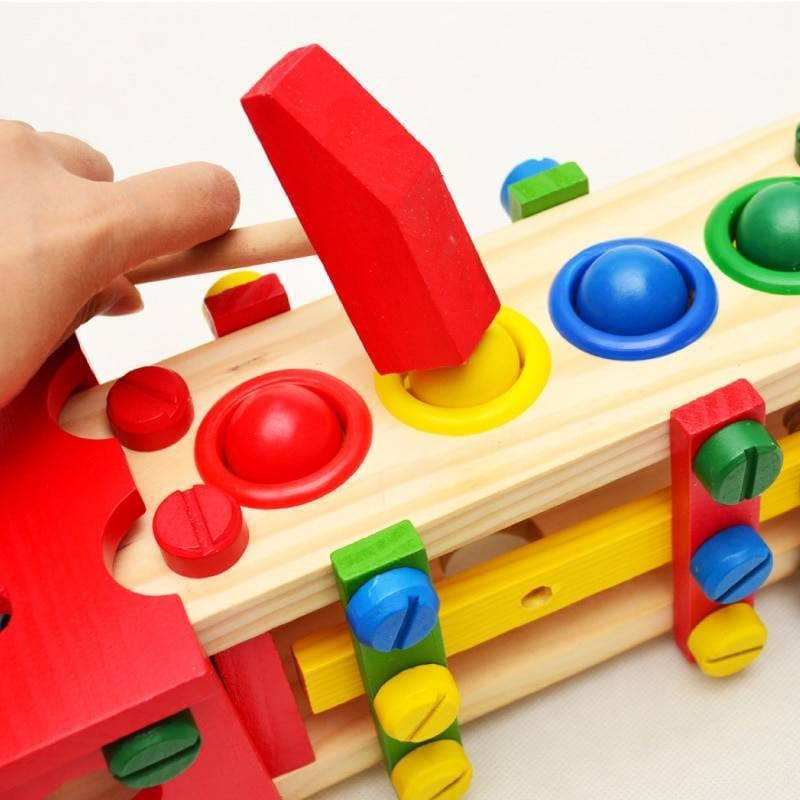 Wooden Truck Building Toy