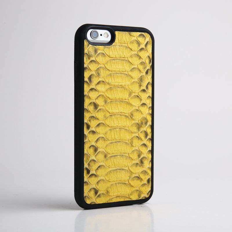 Yellow Snake Skin Phone Case - Middle Pattern / for iPhone 5