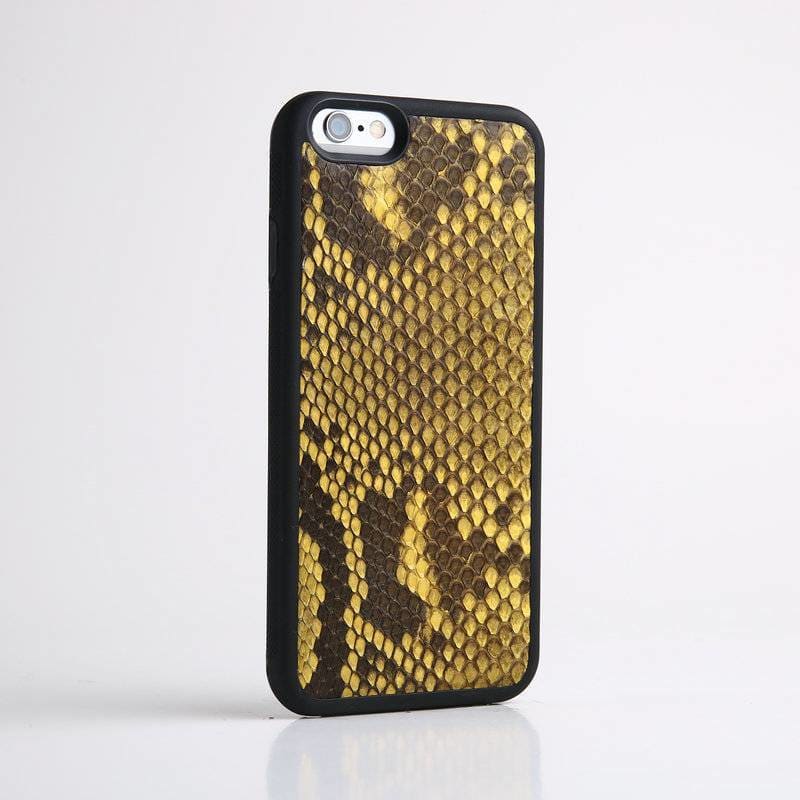 Yellow Snake Skin Phone Case - Side Pattern / for iPhone 6 
